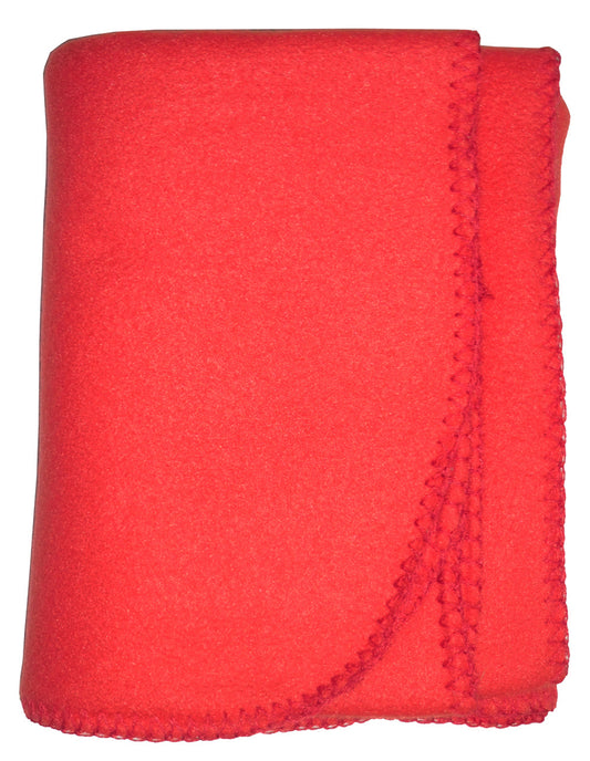 Blank Red Polarfleece Blanket