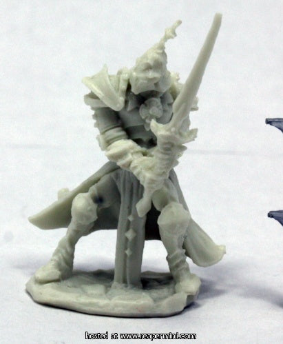 Reaper Miniatures REM77401 25mm Andras, Evil Warrior - Chaz Elliot