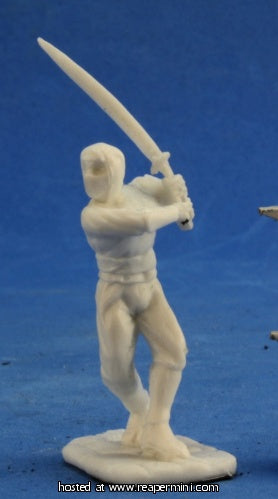 Reaper Miniatures REM80032 25mm Scale Ninja, Bobby Jackson - Bones