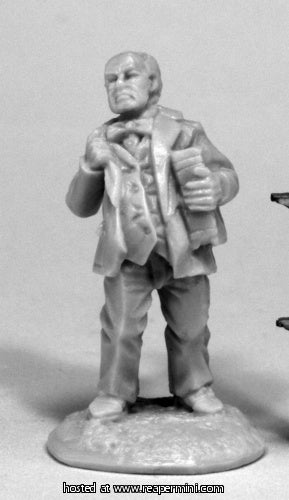 Reaper Miniatures REM80073 25mm Scale Pulp Era Professor, James Va