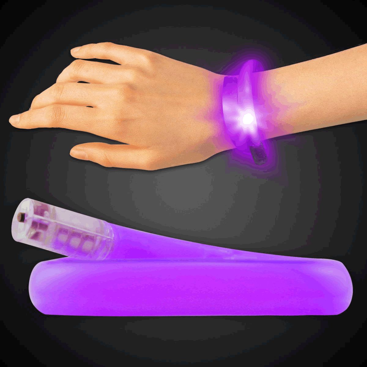 Blinkee 1145034 Light Up Tube Bracelet Purple