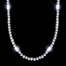 Blinkee A860 LED Necklace with Silver Beads