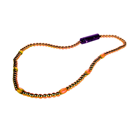 Blinkee A870 LED Necklace with Orange Beads