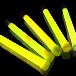 Blinkee 1765000 6 in. Glow Sticks, Yellow