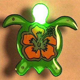 Blinkee 3440000 Sea Turtle Flashing Body Light Lapel Pins