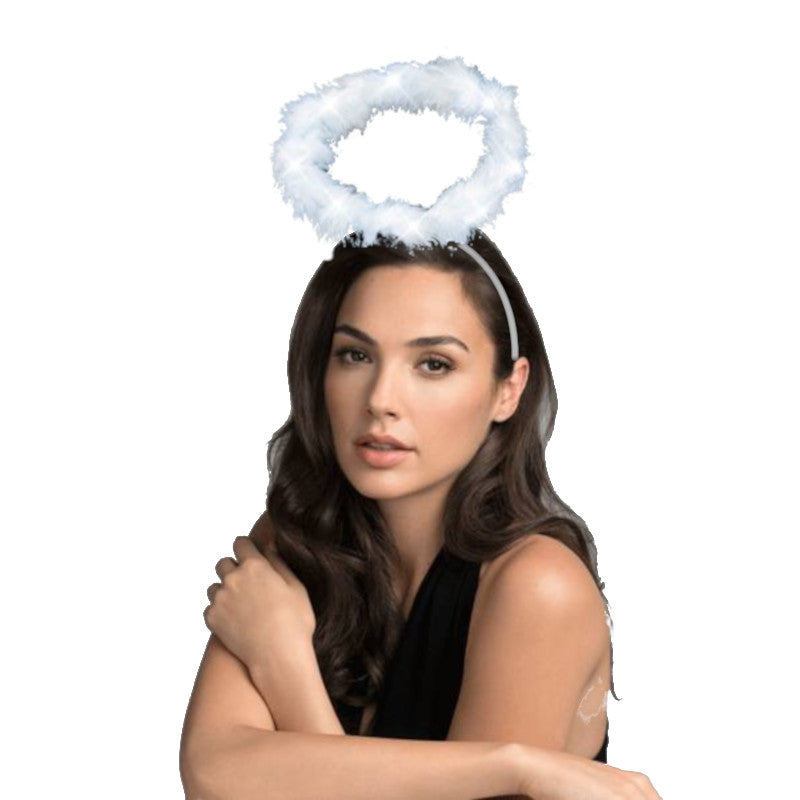 Blinkee 4106000-1 Light Up Angel Halo Headband with White LEDs