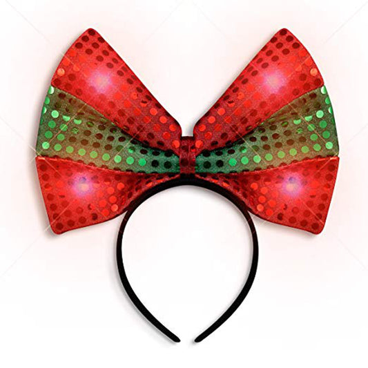 Blinkee 5000060 LED Christmas Bow Headband