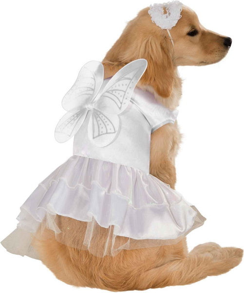 Rubies Costumes 219971 Angel Pet Costume - White, Small