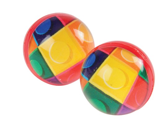 US Toy GS840 32 mm Block Mania Bounce Balls